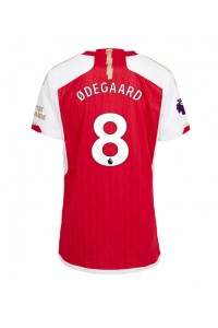Arsenal Martin Odegaard #8 Fotballdrakt Hjemme Klær Dame 2023-24 Korte ermer
